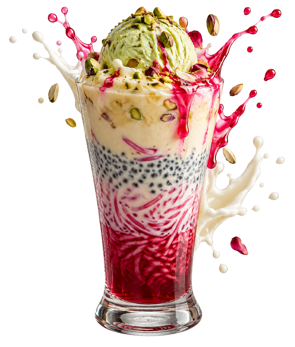A large family-size falooda serving for Family Day